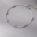925 Sterling Silver Geometric Round Bead Ankle Chain 2024 New Sexy Ankle Chain Jewelry Fashion Jewelry Birthday Gift
