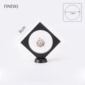 3D Floating Picture Frame Jewelry Display Shadow Box Stand Rack Coin Ring Pendant Holder Protection Gems Stone Presentation Case