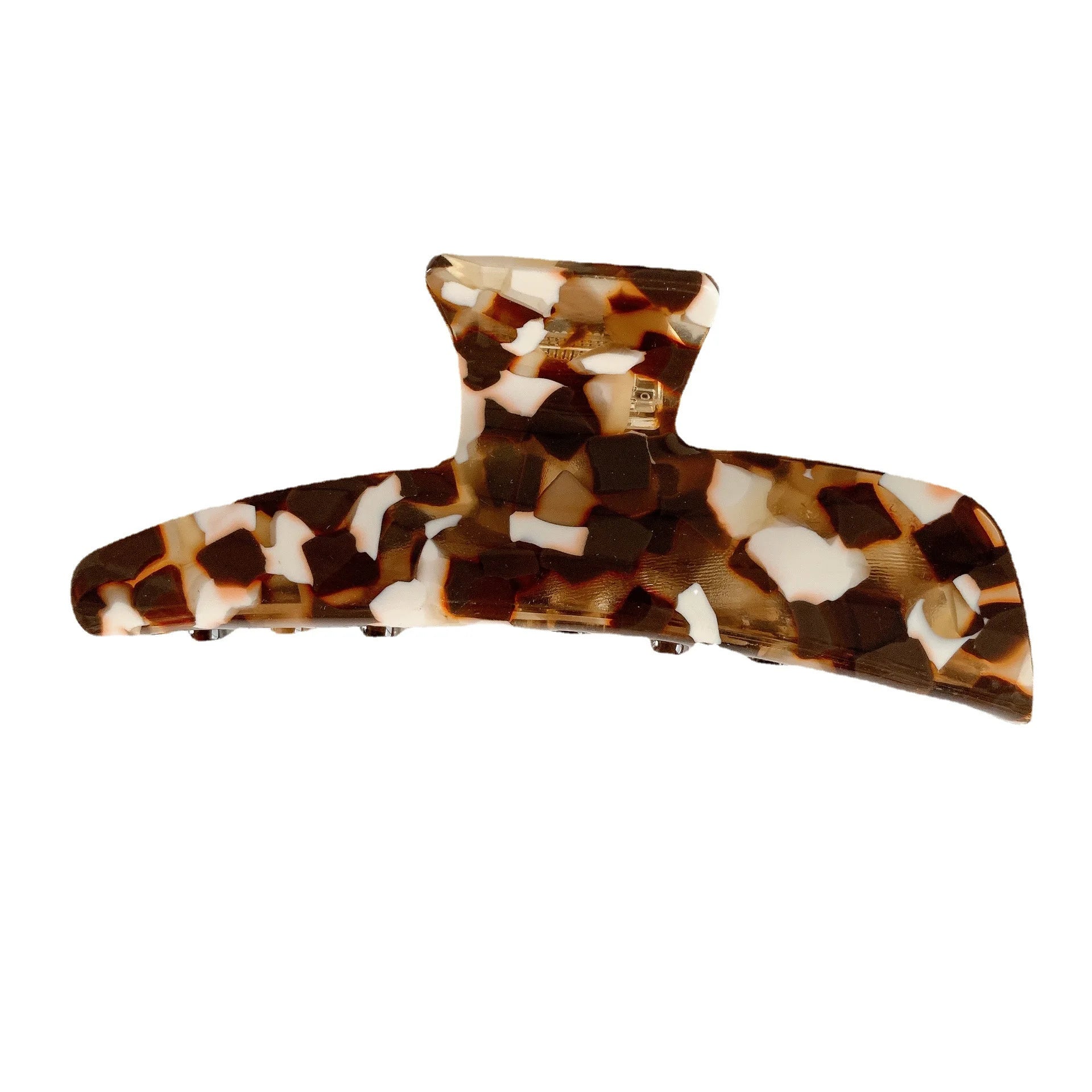 New Korean Large Marbling Acetic Acid Hair Clip Multicolor Cellulose Acetate Shark Clip Large Spot High Quality Hair Accessories