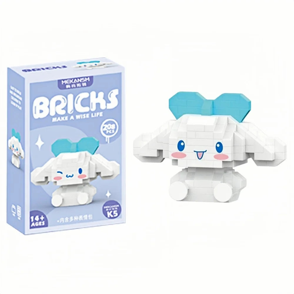 Sanrio Hello Kitty Building Blocks – Kuromi, My Melody & Cinnamoroll