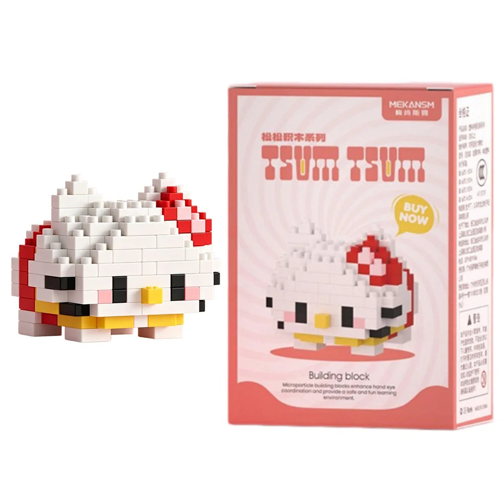 Sanrio Hello Kitty Building Blocks – Kuromi, My Melody & Cinnamoroll