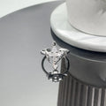 New Fashhhion Punk Dark Vintage Cross Open Rings for Women Luxury Copper Gold-plated High-quality Rings Y2K Style Jewelry Gift