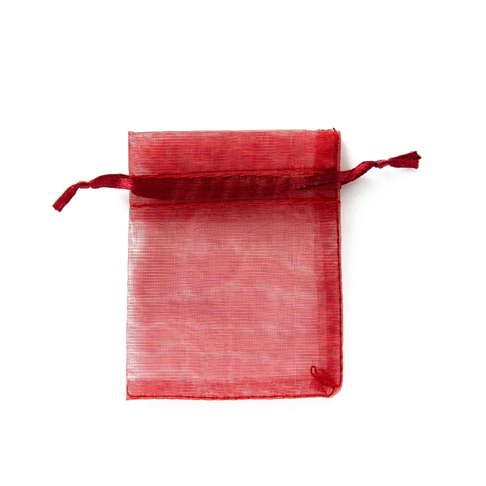 50pcs Mixed Color Moon Star Organza Bags Jewelry Candy Pouch Drawstring For Small Businesses Party Favors Packaging Supplies