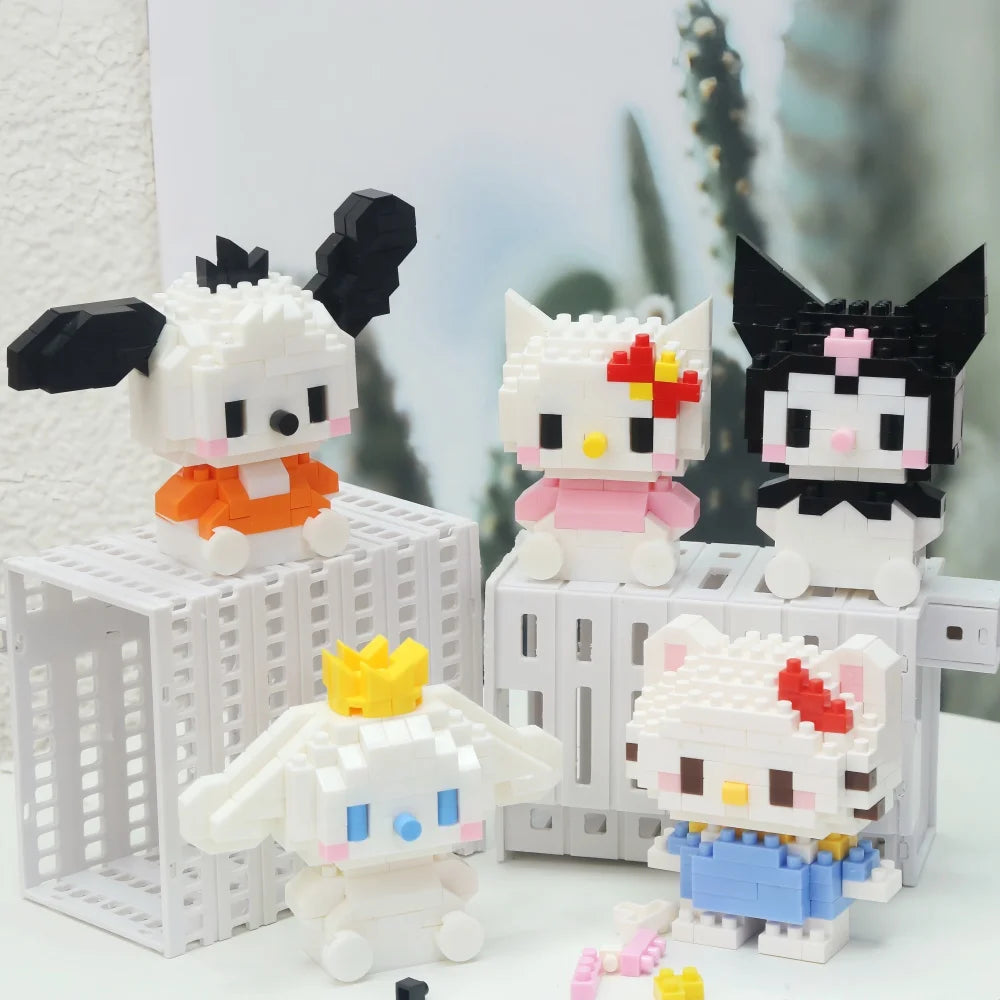 Sanrio Building Blocks – Hello Kitty & Kuromi DIY Figures