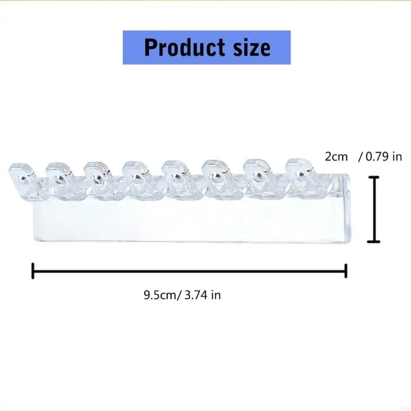 3Pack Necklace Holder, Necklace Organizer Wall Mounted with 8 Hooks, for Hanging Jewelry, Bangles, Bracelets and Rings