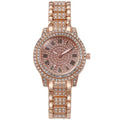 New Luxury Shiny Diamond Watch for Women Elegant Brand Quartz Steel Bracelet Watches Zircon Crystal Fashion Wristwatch Clock