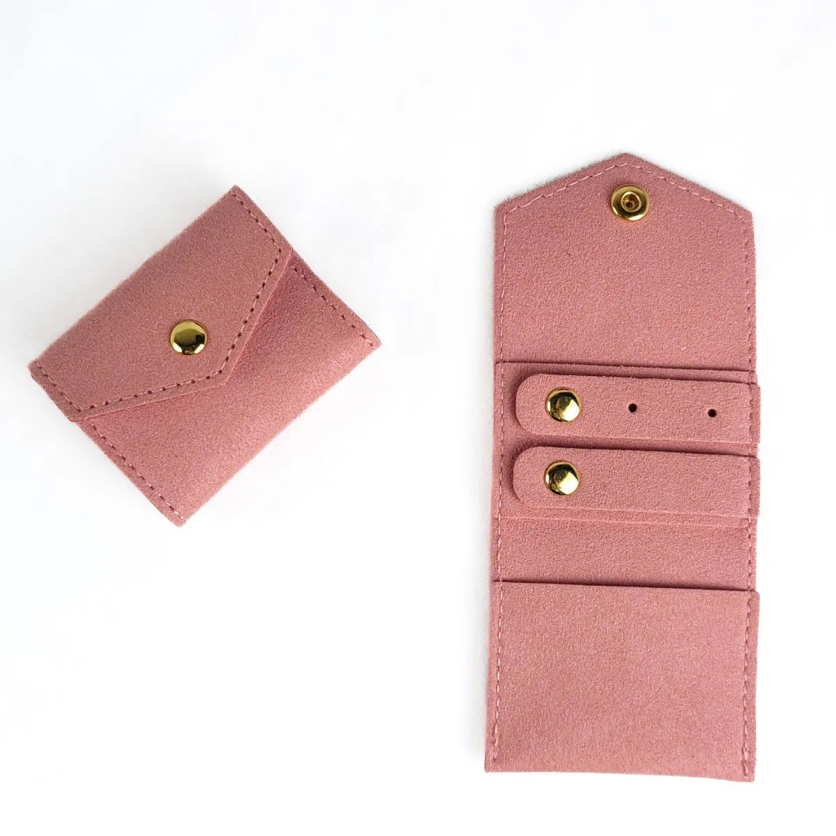 Mini Jewelry Display Bag Multi-Functional Portable Jewelry Roll Case Foldable Jewelry Pouch Exquisite For Business Trips Gift