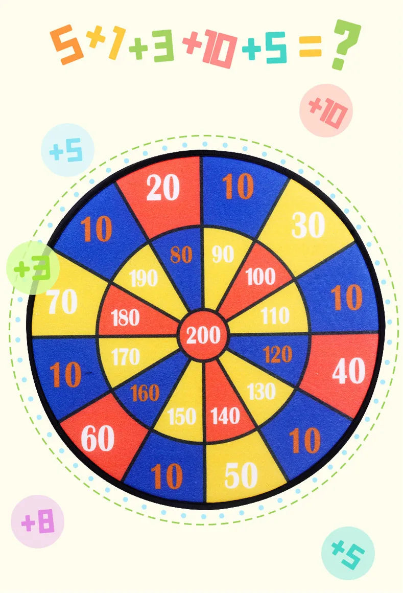 Montessori Animal Dart Board – Fun Educational Toy for Kids 2–4