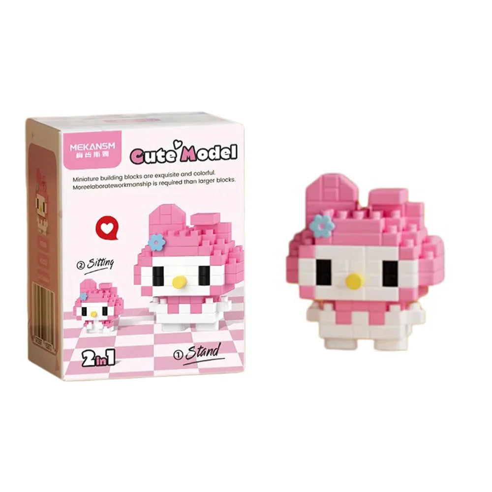 Sanrio Hello Kitty Building Blocks – Kuromi, My Melody & Cinnamoroll