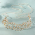 New Fashion Crystal Hair Band Headbands for Women Girls Handmade Wedding Hair Accessories White Pearl Flower Tiaras Crowns