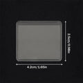 50pcs Necklace Chain Adhesive Pouch Self-Adhesive Pockets for Necklace Display Cards Clear Jewelry Bag Loose Supplies Holder