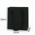 1PCS Black Square Jewelry Display Gifts Box Organizer Engagement for Ring Earring Brooch Necklace Bracelet Packaging Boxes