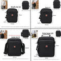JANGEAR Men Shoulder Bag Casual Messenger Bags Waterproof Man Purse Zipper Crossbody Can Wear A Belt Multi-purpose Mini Belt Bag
