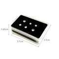 1PC Acrylic Transparent Jewelry Display Box With Foam Pad Bare Stone Gem Diamond Storage Container Case Jewelry Packaging Box