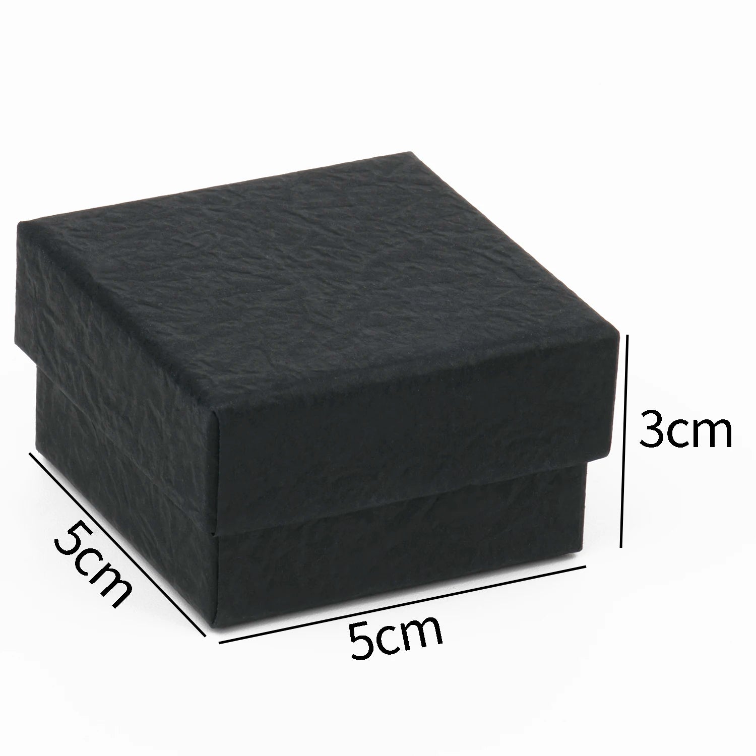 1PC Black Paper Jewelry Box Bracelet Necklace Ring Earring Box Handmde Kraft Wedding Gifts Packaging Box Jewelry Accessories