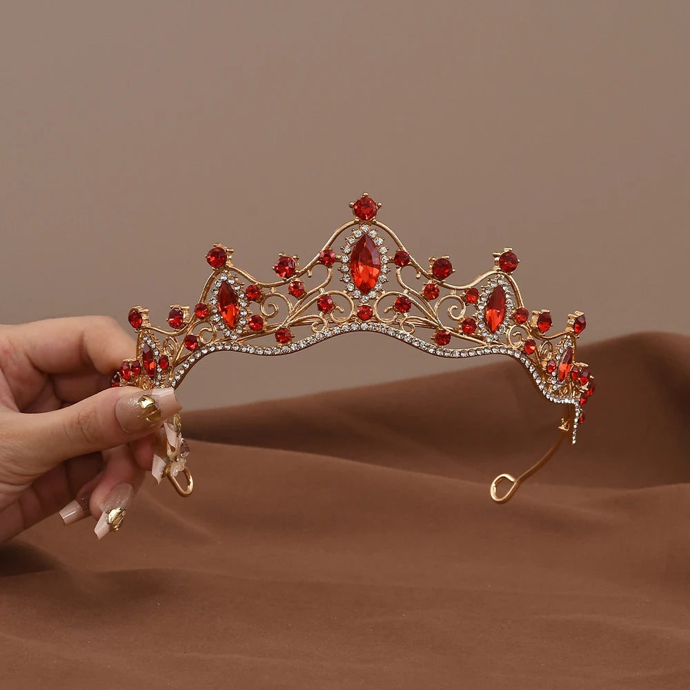 Princess Crystal Crown for Women Headbands Hair Accessories Bridal Wedding  Party Prom Jewelry Hair Accessories Decoration