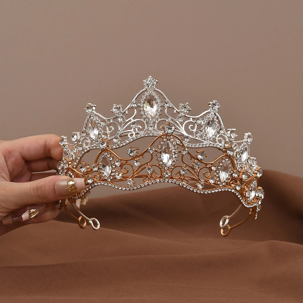Princess Crystal Crown for Women Headbands Hair Accessories Bridal Wedding  Party Prom Jewelry Hair Accessories Decoration