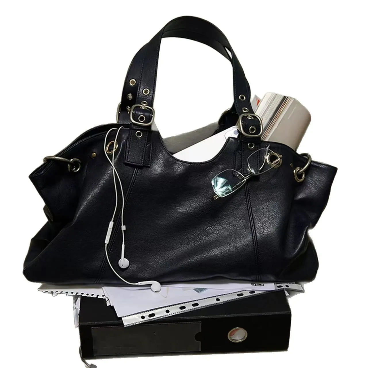 Vintage Big Bags For Women Handbags Top-handle Handbag Fashion Satchel Dumpling Pack Tote Shoulder Bag Hobos Large Purse Bolsa