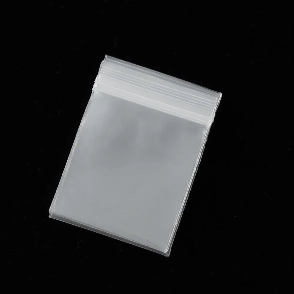 100/300/500Pcs Plastic Transparent Ziplock Bags Food Packaging Jewelry Packing Pouches For Jewelry Display Storage Bag Wholesale