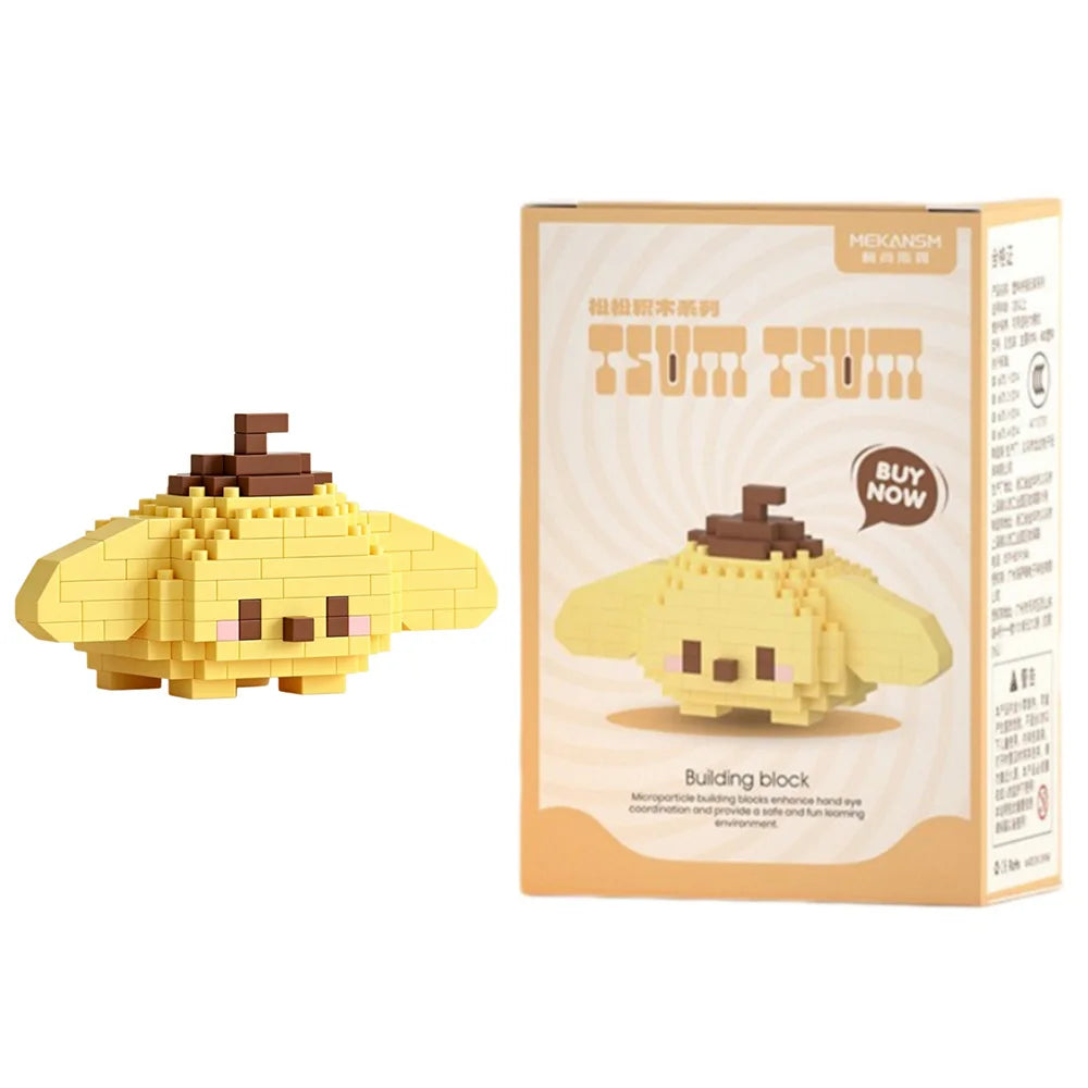 Sanrio Hello Kitty Building Blocks – Kuromi, My Melody & Cinnamoroll