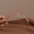 Princess Queen Vintage Baroque Crystal Crown Rhinestone Tiara For Women Bridal Weeding Party Prom Jewelry Hair Accessories