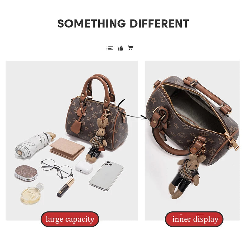 FOXER Vintage 2026 Women's Shoulder Handbag Fashion Large Pillow Bag Female Crossbody Bag for Daily & Commute Use