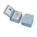 1PC PU Leather Book-shaped Ring Box with Suede Fabric Lining Creative Flip Lid Magnetic Ring Holder Jewelry Gift Case Accessorie