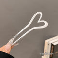 Korean New Hairpin Hair Sticks Heart Geometric Metal Hair Forks For Women Girls Hairstyle Elegant Hair Accessories For Daily