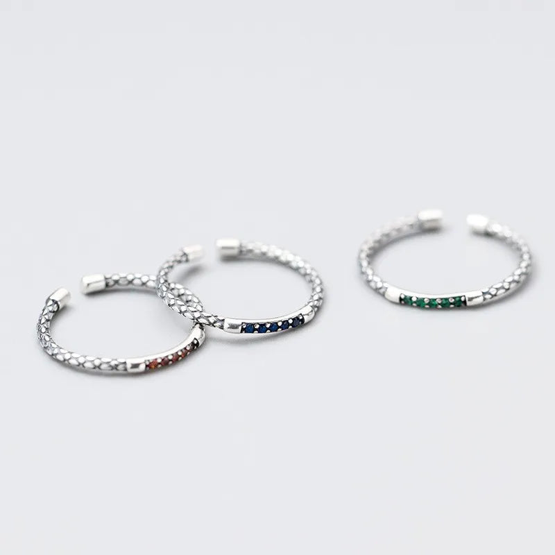 925 Sterling Silver Serpentine Rings For Women Engagement Luxury Jewelry Accessories Wholesale Jewellery Argent 925
