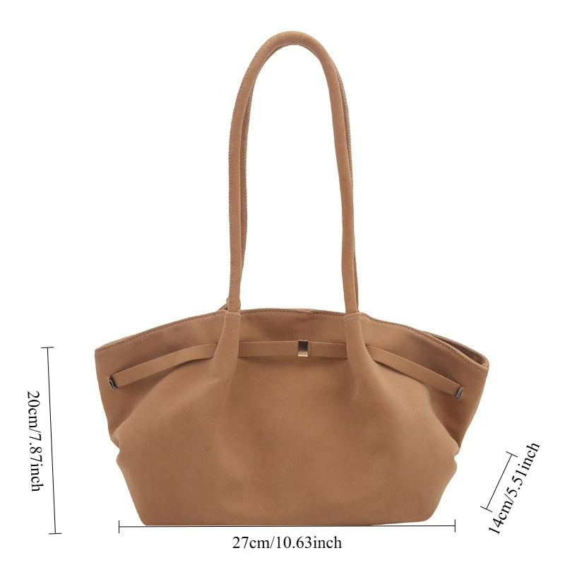 Autumn Women Leisure Shoulder Bag Comfortable and Versatile Texture Crossbody Tote Handle Bag Fashion Luxury Simple Storage Bag