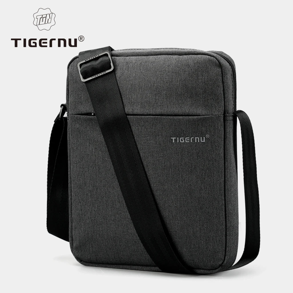 Tigernu Men Messenger Bags Waterproof Shoulder Bags For Men 9.7 11inch IPad Bag Male Business Bags Crossbody Bag Slingbag Mini