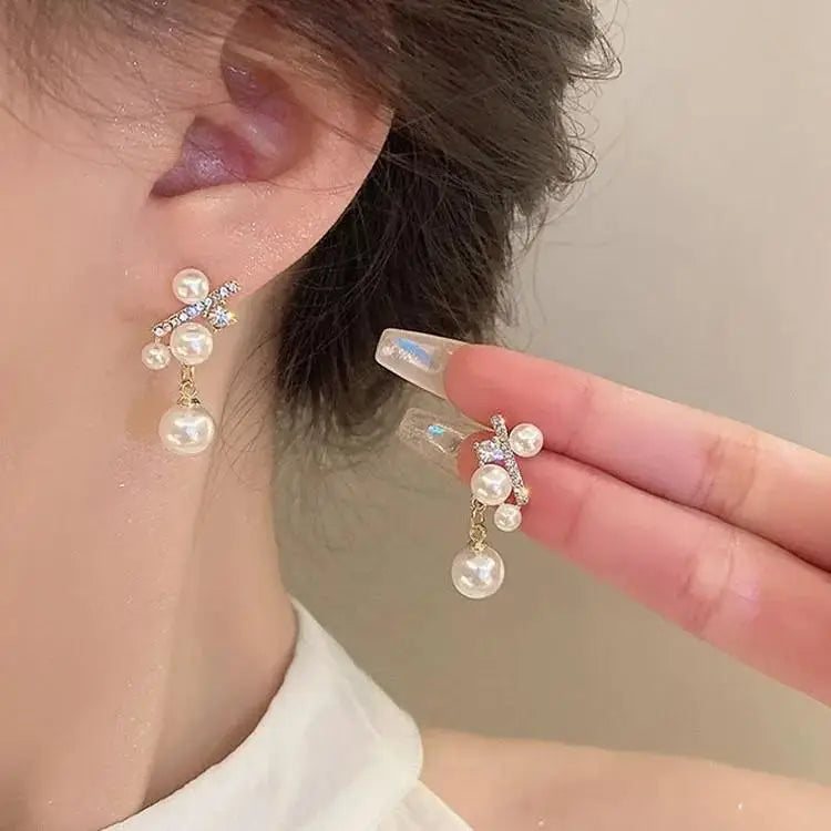 Green Crystal Butterfly Earrings