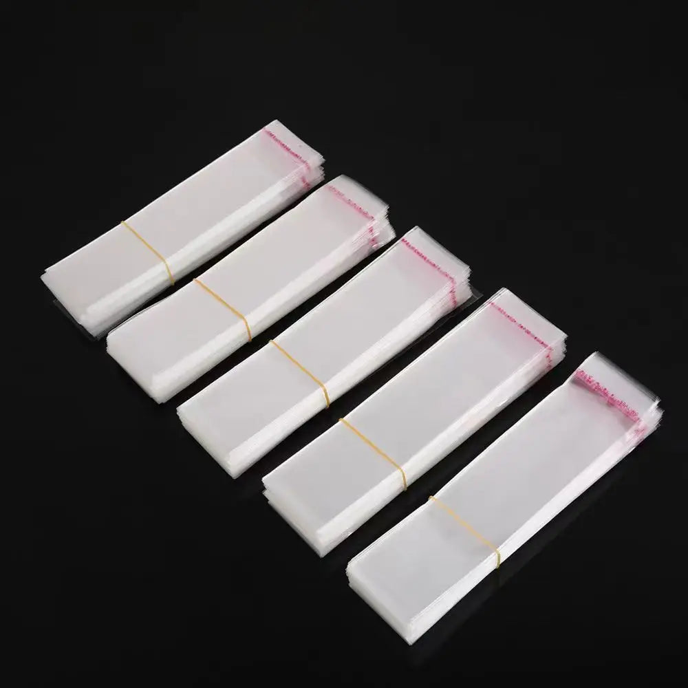 10/30/50 Sets Kraft Bookmark Sleeve Holder Blank Display Cards with OPP Bags for Gift Small Business Selling Packaging Supplies