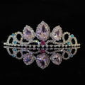 Princess Crystal Rhinestone Tiaras and Crowns Headband Kid Girls Lover Bridal Prom Crown Wedding Party Accessiories Hair Jewelry