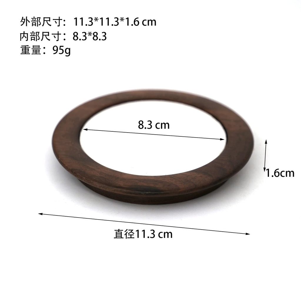 Solid Wood Jewelry Tray Bracelet Ring Display Props Jewelry Organizer Holder Necklace Case Display Stand Jewelry Plate