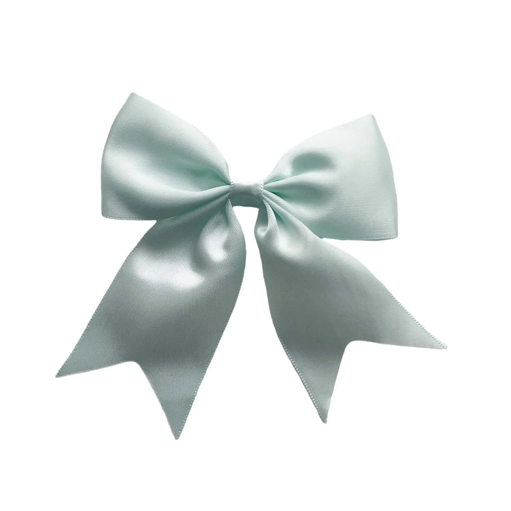 New Solid Color Ribbon Bows Hair Clip for Kids Girls Hairpins Barrettes Handmade Headwear Hair Accessories