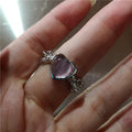 Korean Fashion Cute Heart apple Star Geometric Open Metal Ring For Women Y2K Gothic Creative Charm Grunge Jewelry Accessories