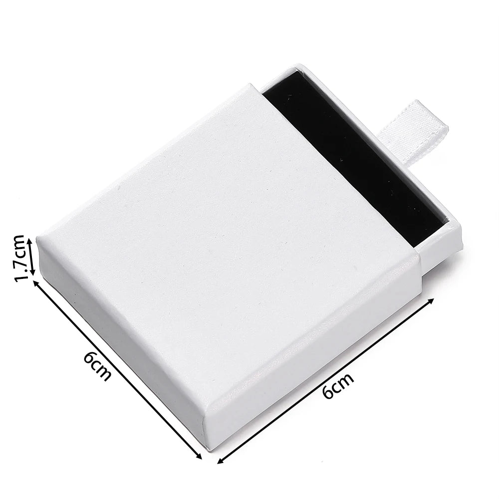 Creative Drawer Jewelry Packaging Box Necklace Ring Earing Bracelet Storage Organizer Display Stand Solid Color Paper Gift Boxes