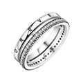 925 Sterling Silver Three-Ring Stackable Ring for Women Simple Fashion Design Fine Jewelry Perfect for Birthday Party Gift 2026