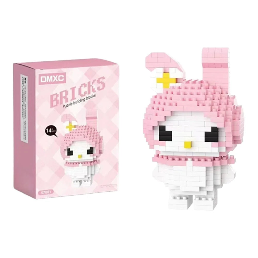 Sanrio Hello Kitty Building Blocks – Kuromi, My Melody & Cinnamoroll