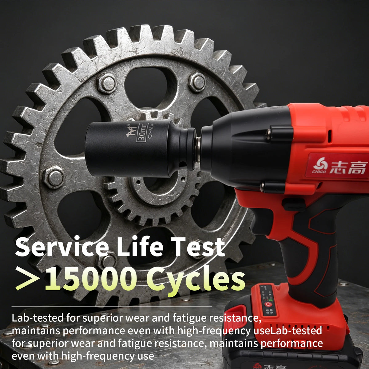 1/2" Inch Drive Deep Impact Sockets Metric Air Pneumatic Socket Wrench Head 10-38mm Standard Durable Car Auto Truck Repair Tools