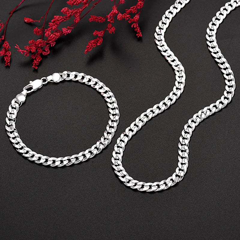 Classic 925 Silver Men's Set