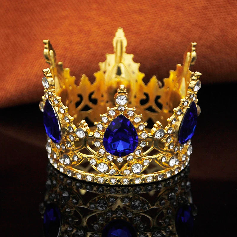 Princess Small Tiaras for Bridal Wedding Flower Decoration Cake Crown Topper Women Birthday Gift Diadem Jewelry Accessories