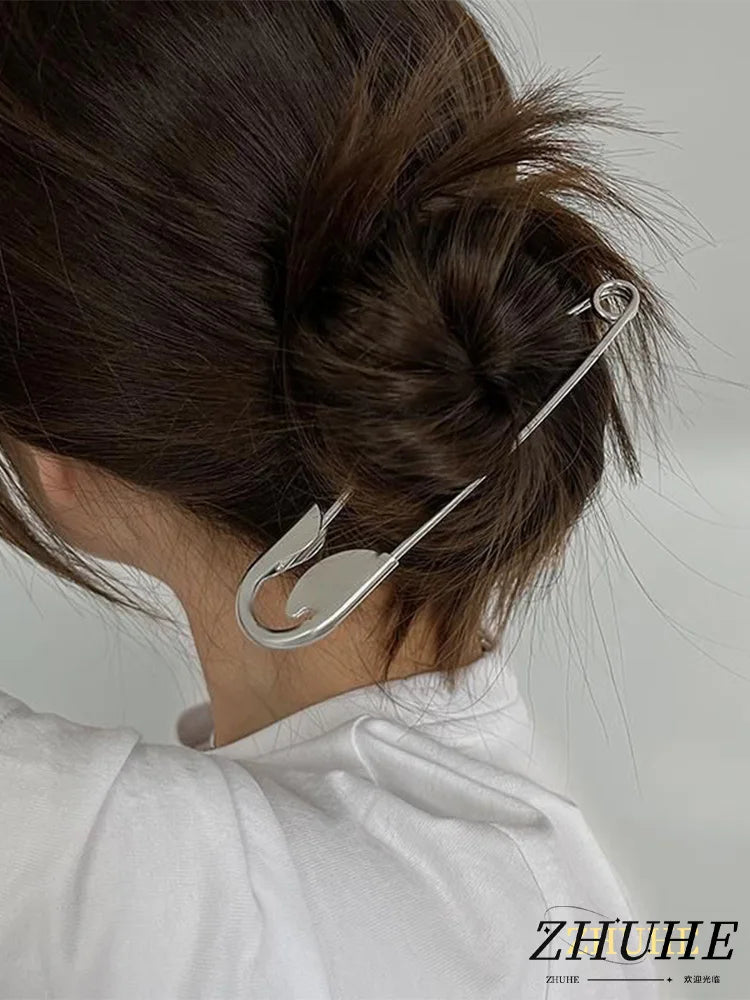 ZHUHE The Large Brooch And Hairpin In Cyberpunk Style Are Perfect Jewelry Accessories For Women And Party Gifts