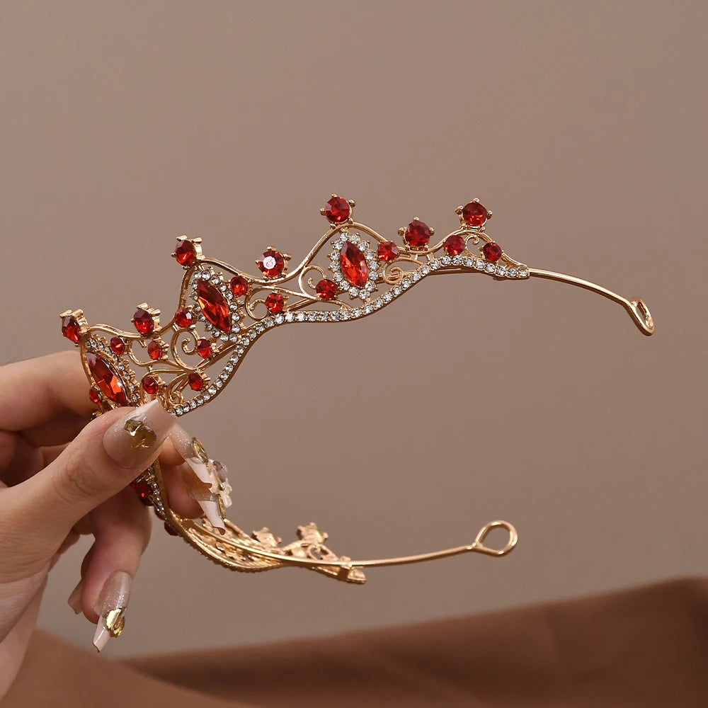 Princess Crystal Crown for Women Headbands Hair Accessories Bridal Wedding  Party Prom Jewelry Hair Accessories Decoration