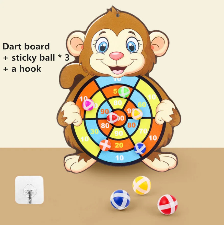 Montessori Animal Dart Board – Fun Educational Toy for Kids 2–4