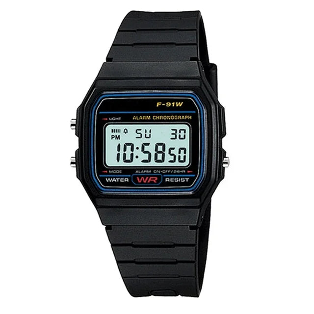F91W LED Digital Watches Women Silicone Watch Men Sports Military Wristwatches Square Wristband Electronic Clock Reloj Hombre