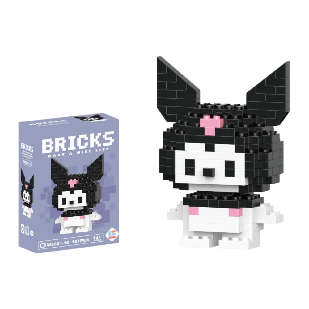 Sanrio Hello Kitty Building Blocks – Kuromi, My Melody & Cinnamoroll