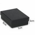 Simple Jewelry Box Earnail Ring Bracelet Necklace Black White Paper Jewelry Display Valentines Day Wedding Gift Packaging Box
