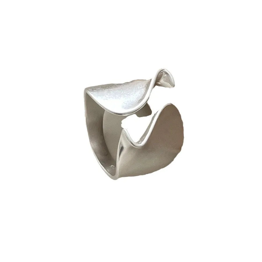 XIYANIKE Hip Hop Geometric Irregular Wide Cuff Finger Rings For Women Girl Fashion New Jewelry Gift Party Rock Anillos Mujer